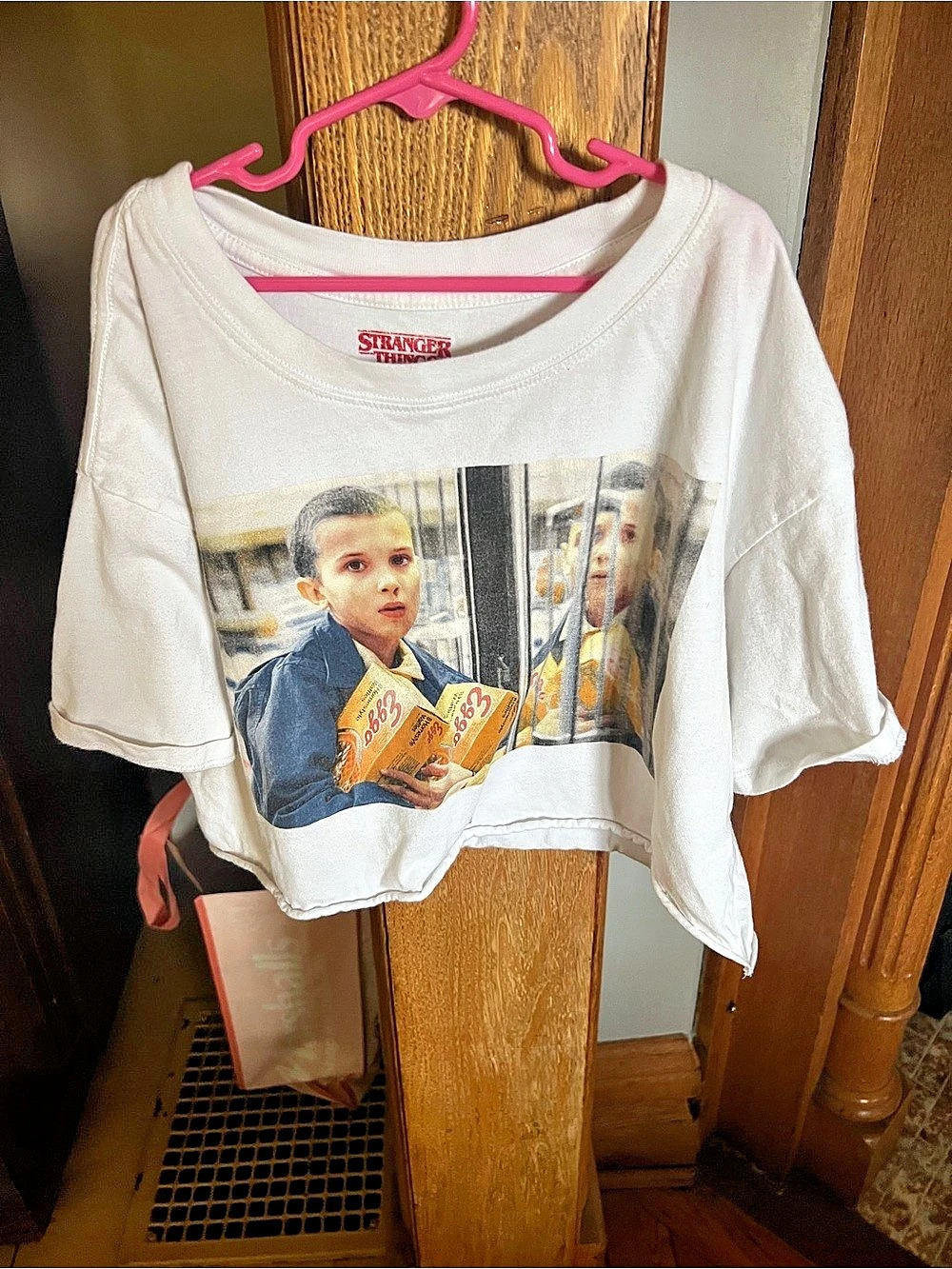 Stranger Things x Kellogg's graphic tee Graphic Short Sleeve Tee in White Like